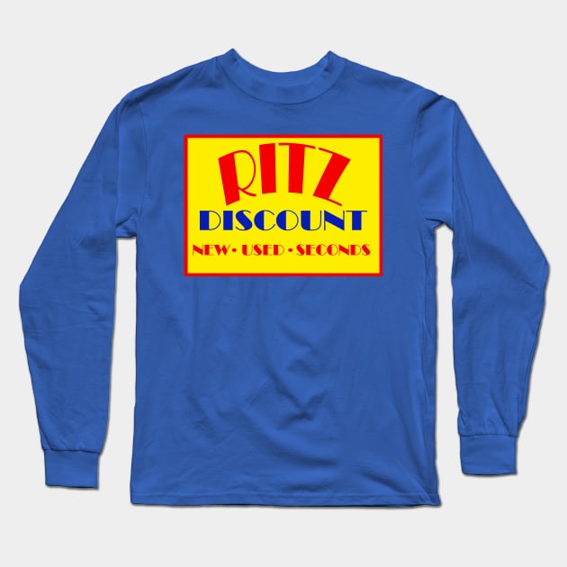 Ritz Discount Long Sleeve T-Shirt by BradyRain